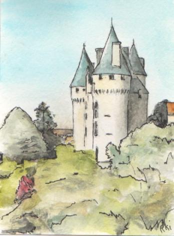 vue du château 6 (10 X 19.5 cm)